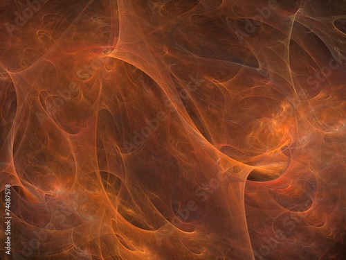 Digital paint from fractal canvas background