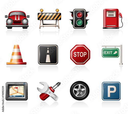 Traffic icons