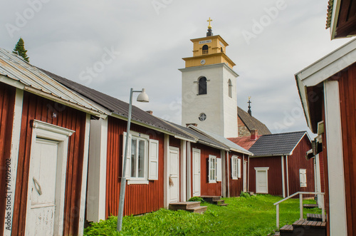 Gammelstad church town in Sweden