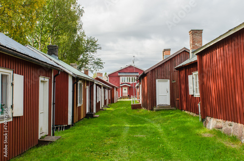 Gammelstad church town in Sweden