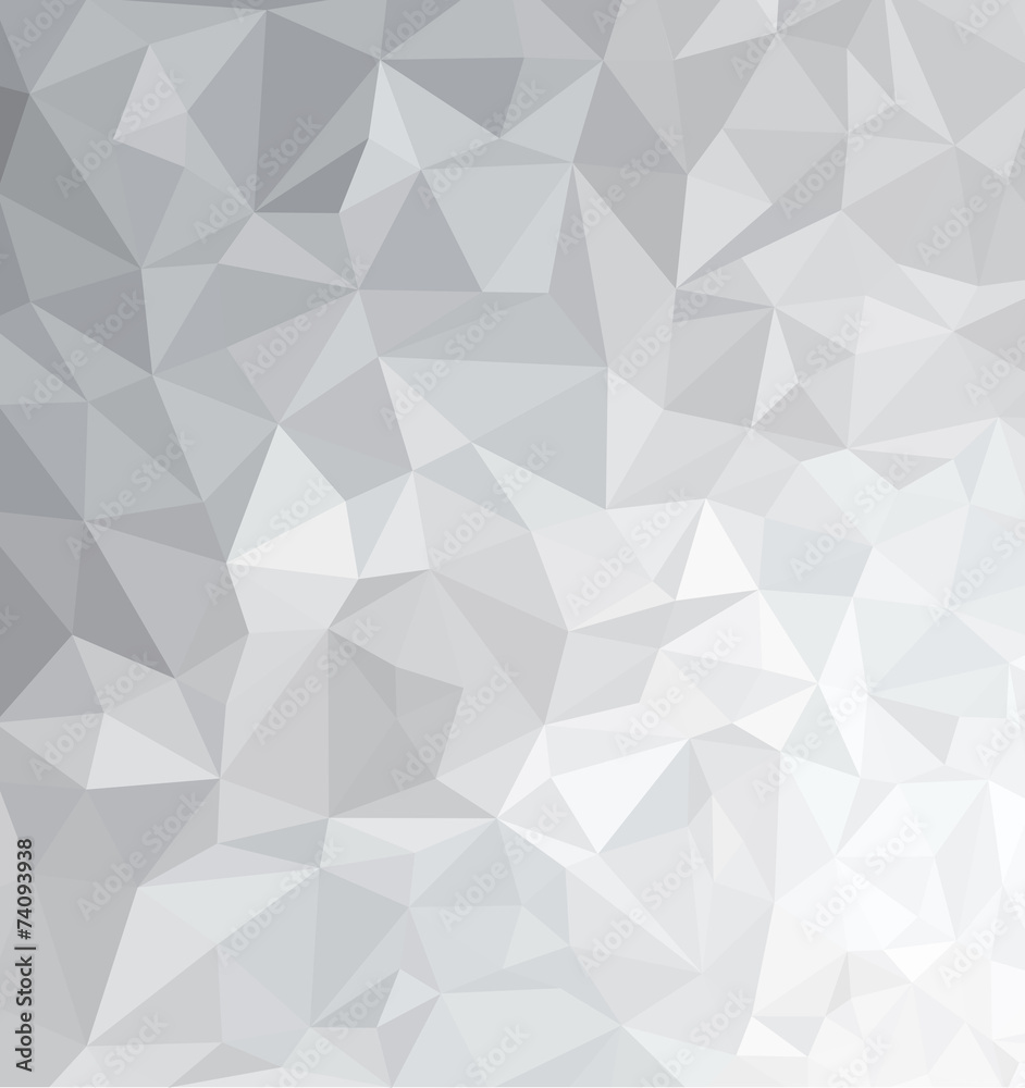 Vector abstract gray, triangles background.