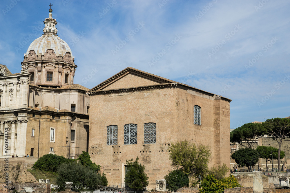 Obraz premium Curia Iulia, Foro Romano - Roma