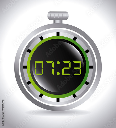 Time design over white background vector illustration