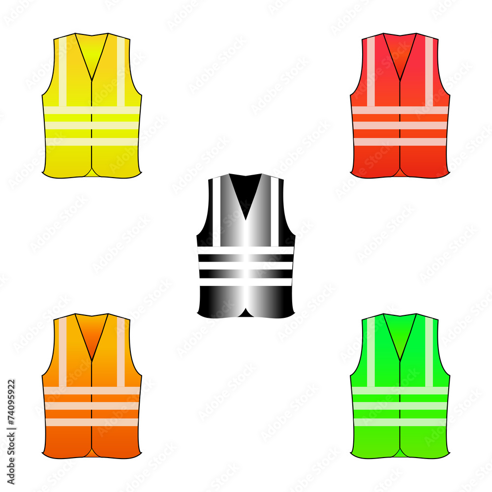 safety vest vector