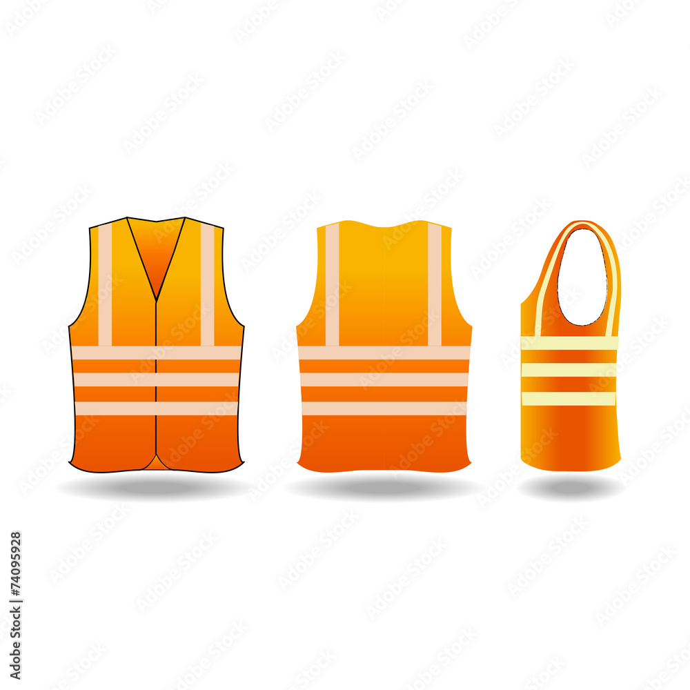 safety vest vector