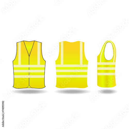 safety vest vector