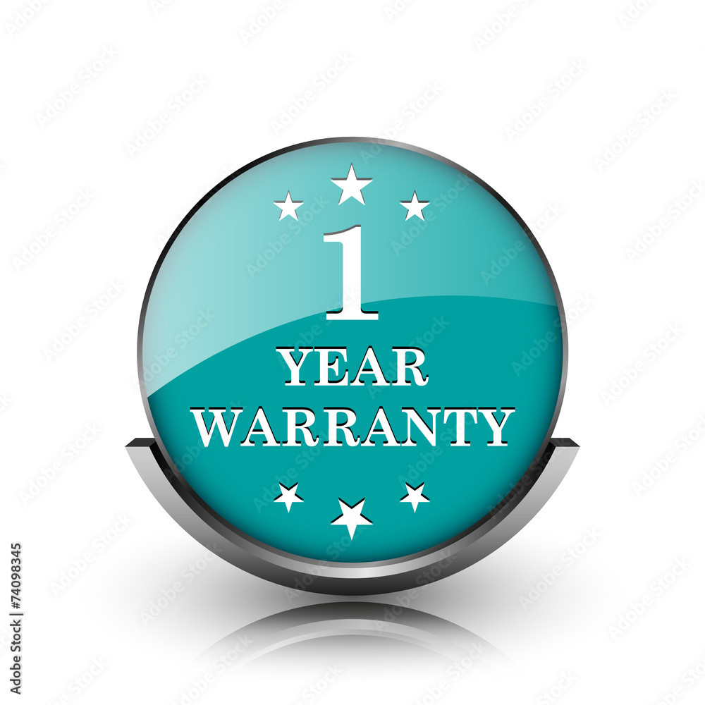 Fototapeta premium 1 year warranty icon