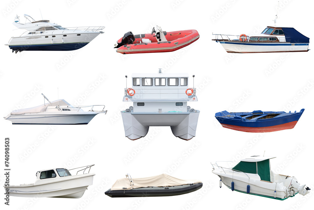 boat isolated on white background boat isolated on white background