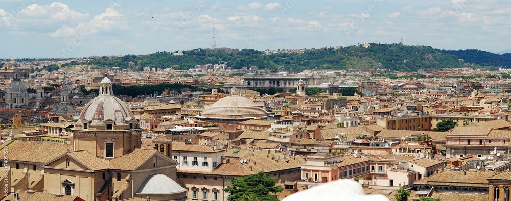 Rome aerial view from Vittorio Emanuele monument