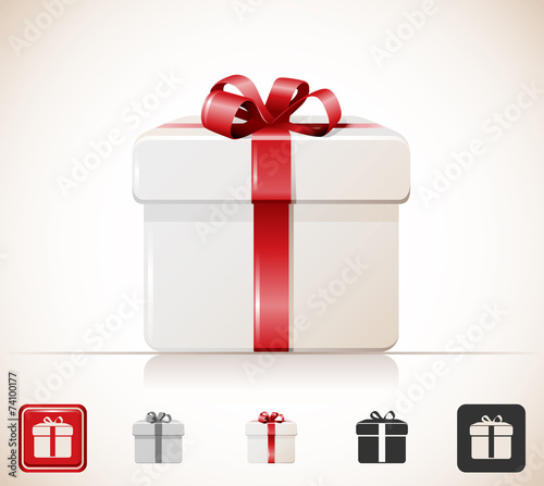 Gift box icon