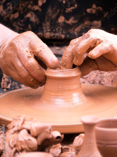 hands of a potter