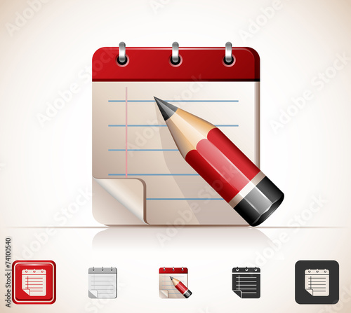 Note pad icon