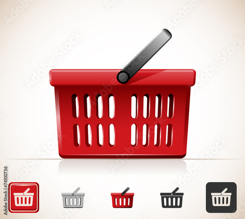 Shopping basket icon