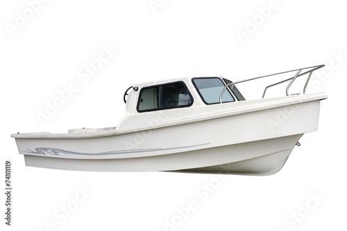 boat isolated on white background