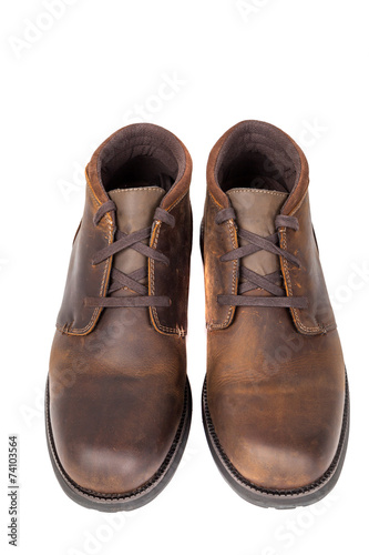 men's leather brown shoes