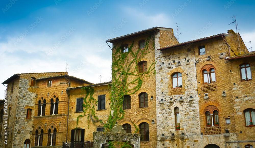 San Gimignano historical buildings
