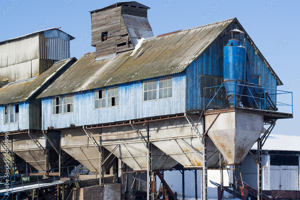 Obraz premium stary budynek przemysłowy