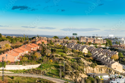 Obraz na płótnie Vista de Torrelodones, al noroeste de Madrid,Spain w salonie