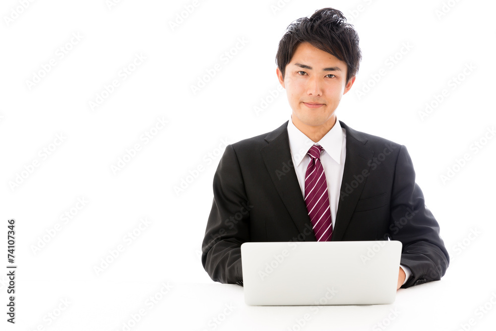 asian businessman on working image asian businessman on working image