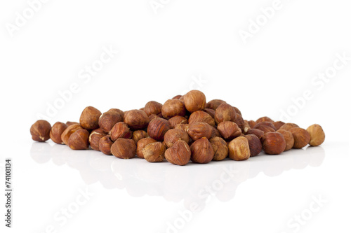 Dried hazelnuts © mtphoto19