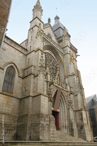 Church of Saint Leonard, Fougeres, Région Bretagne, France