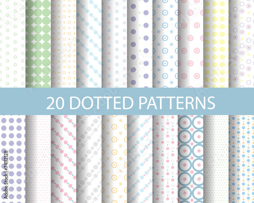 16 dot seamless patterns