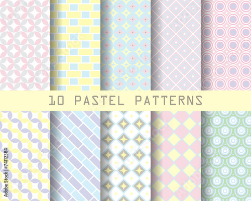 10 pastel patterns