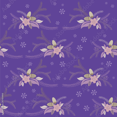 floral flower texture, christmas greeting background