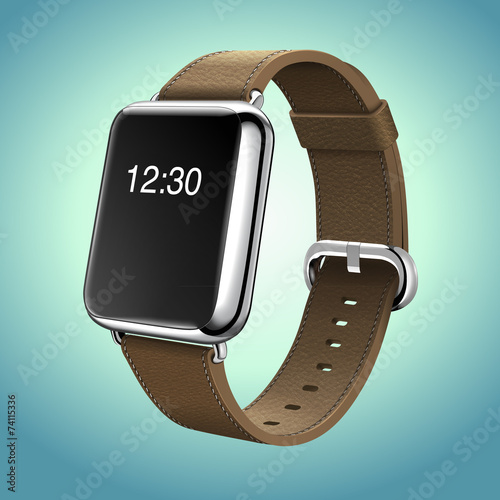 Smart Watch Concept Vector Realistic Illustration