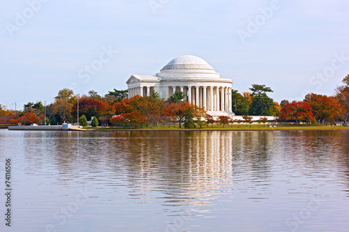 Thomas Jefferson Memorial in autumn, Washington DC