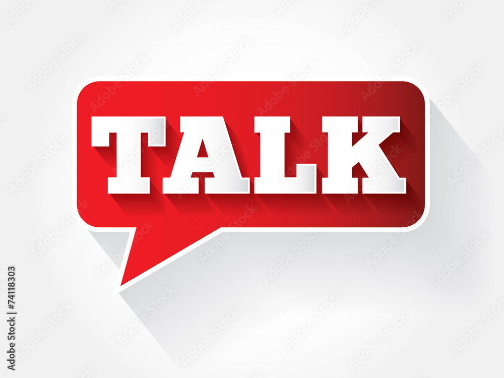 Talk message bubble, vector background Talk message bubble, vector background