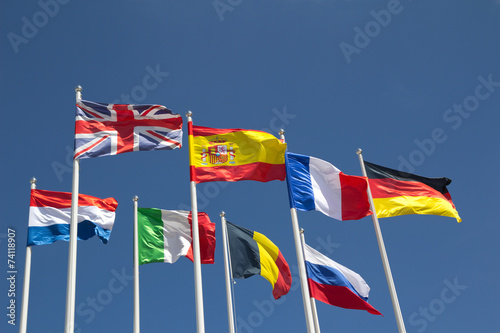 Obraz na płótnie International Flags