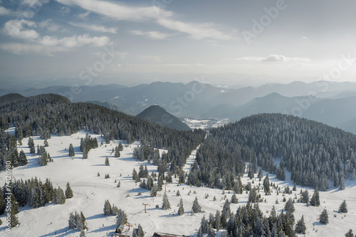 winter resort Pamprorovo in Bulgaria photo