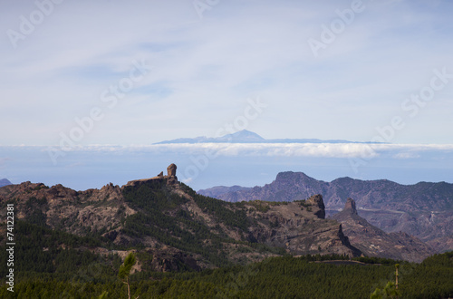 View from Gran Canaria mountain photo