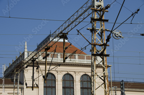 Obraz na płótnie train station in zagreb w salonie