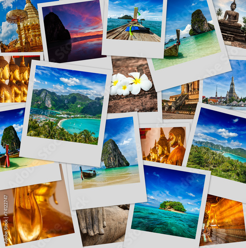Collage of Thailand images