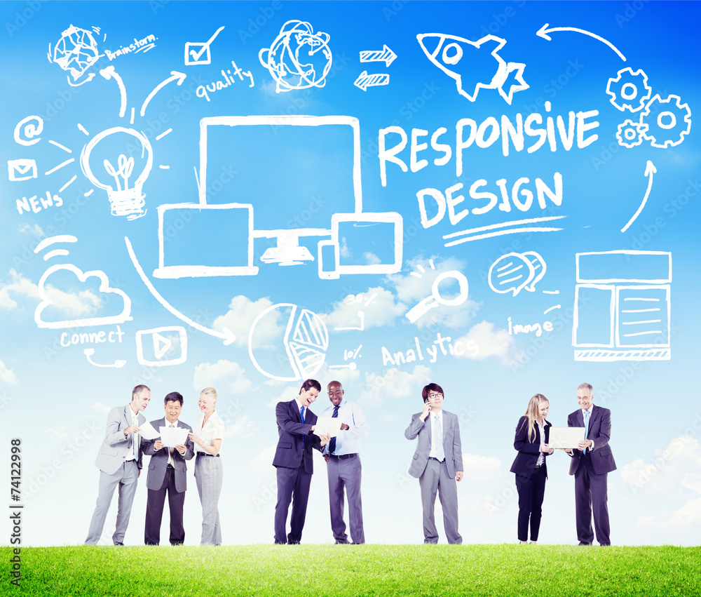 Fototapeta Design Internet Web Business  Concept