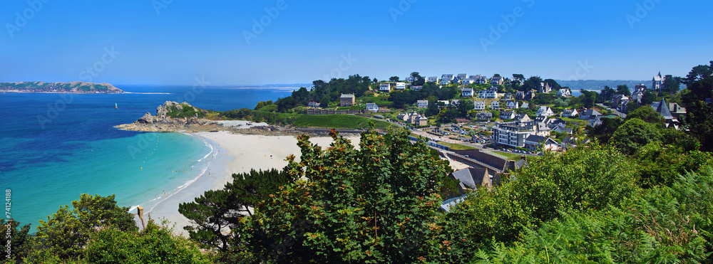Naklejka premium plage de tresignel