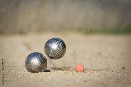 2 boules de pétanque