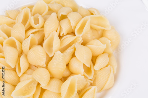 Italian pasta shells.