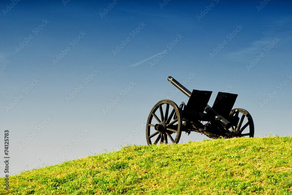 Cannon on the hill