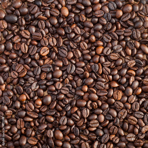 roasted coffee beans, used as a background