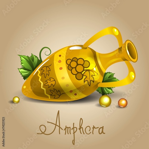 Golden amphora
