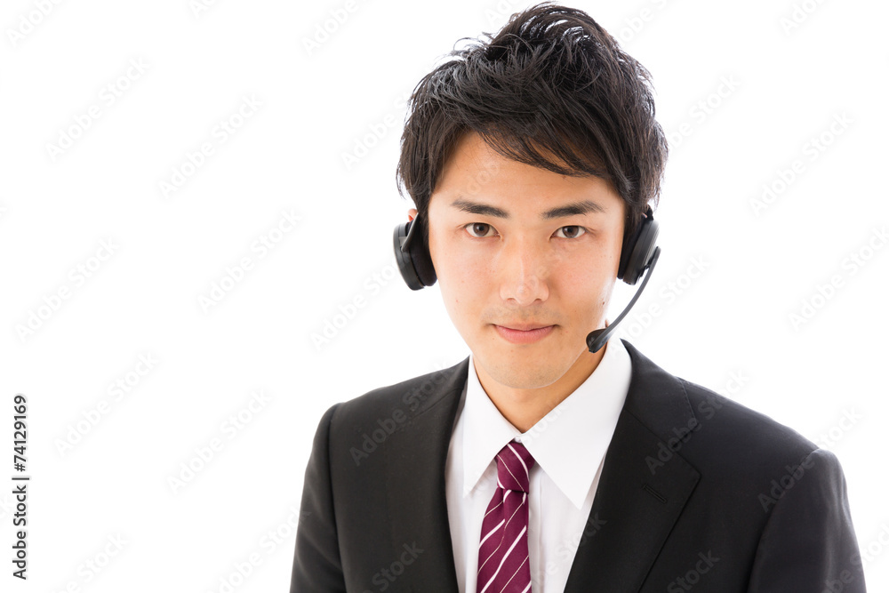asian businessman on white background asian businessman on white background