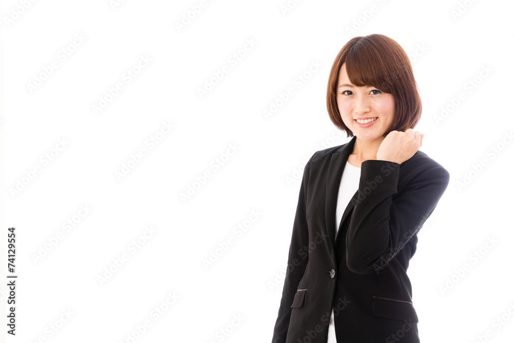 asian businesswoman on white background asian businesswoman on white background