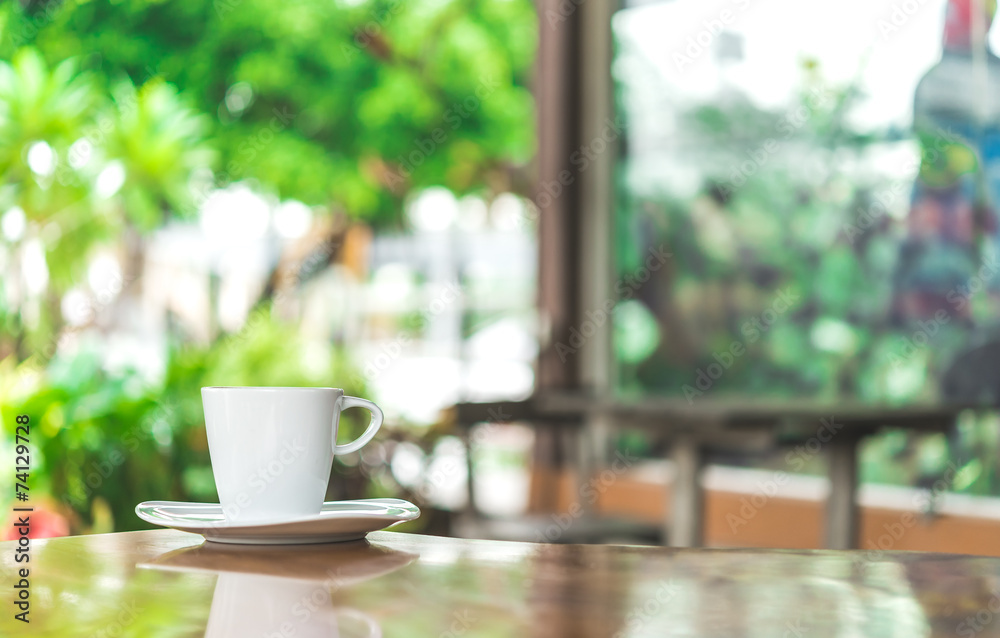 Latte coffee cup