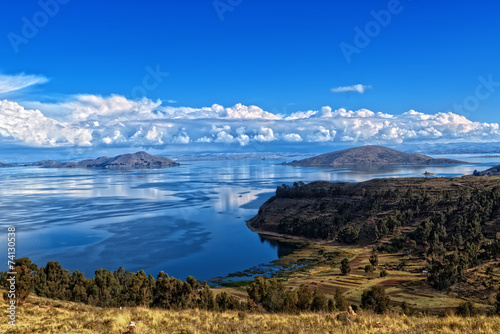 Fototapeta Naklejka Na Ścianę i Meble -  Titicaca lake Bolivia