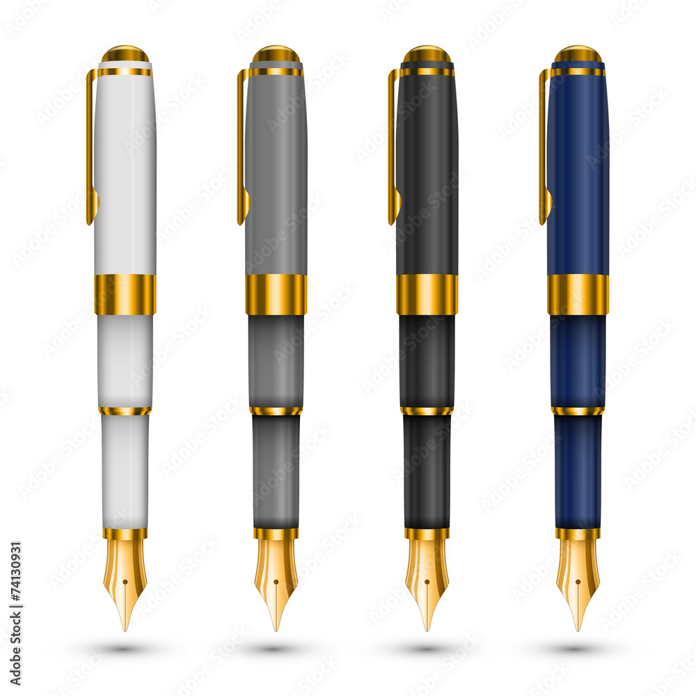 Expensive pens Stock Vector | Adobe Stock