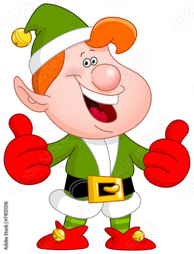 Thumbs up elf