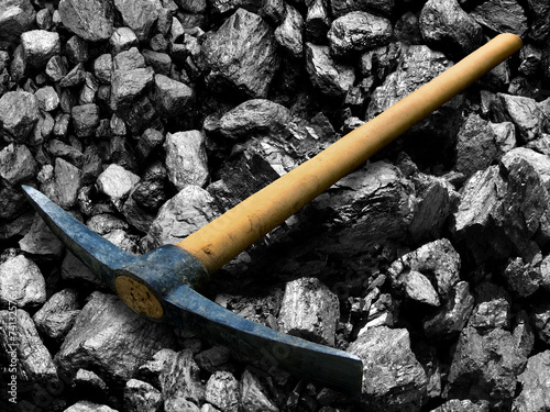 Tool for coal mining.